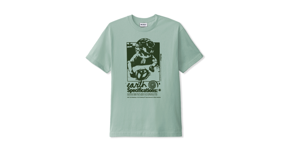 Butter Earth Spec Tee, Ice