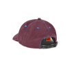 Butter Rounded Logo 6 Panel Cap, Sangria